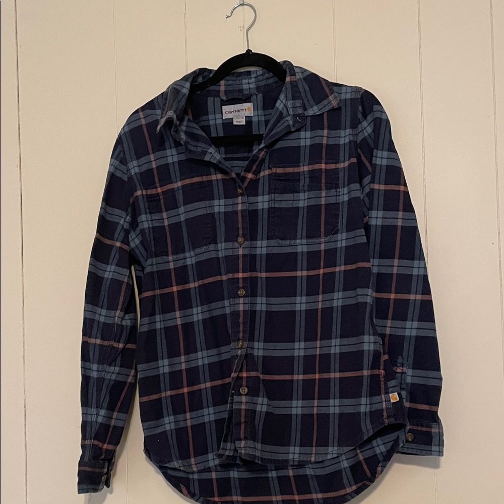 Carhartt womens button up flannel